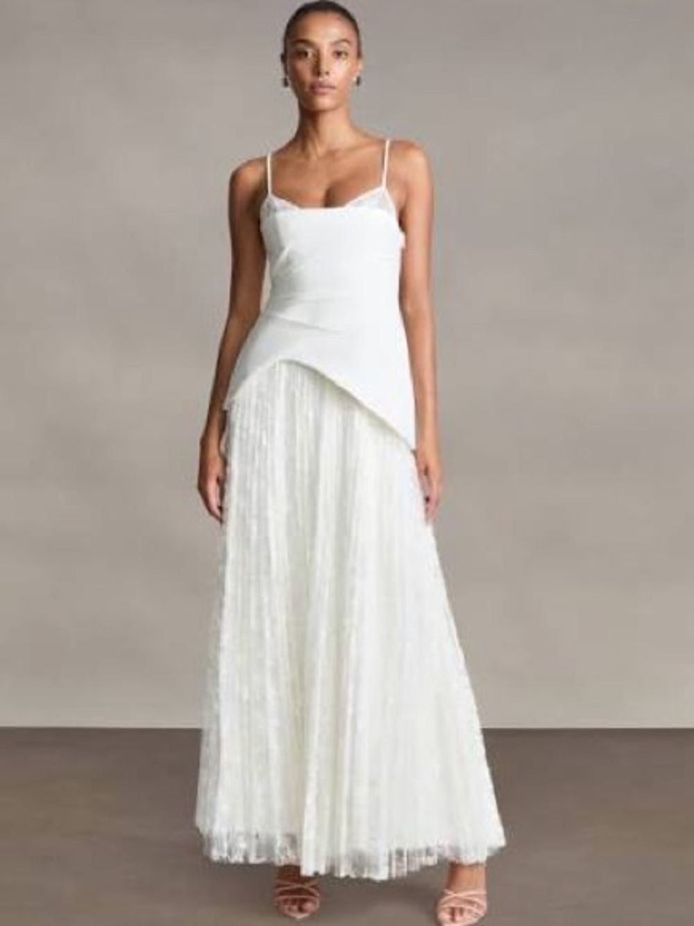 AMUR Leighton Pleated Gown